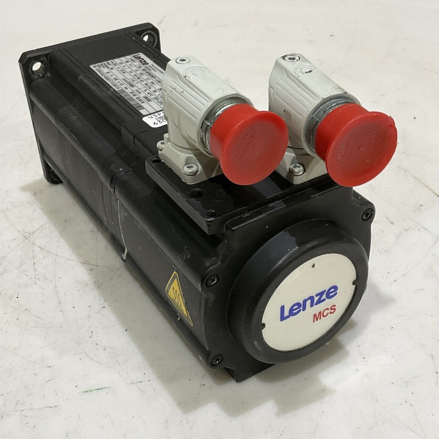 LENZE MCS 09F38LRS0P1-A14N-ST500N-R0SU SERVO MOTOR 160V 5.0A 30A 3750 RPM U3S