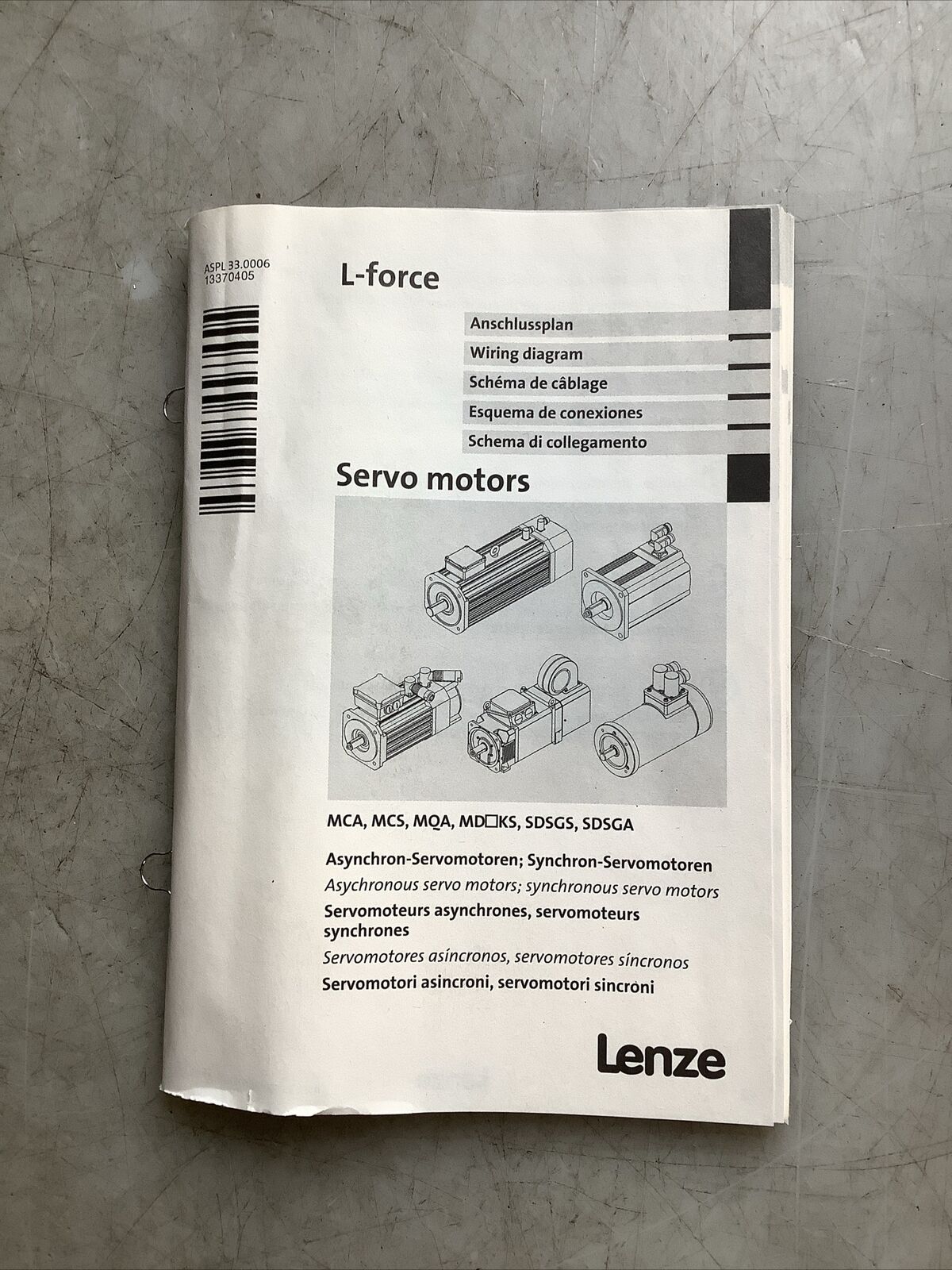 LENZE MCS 06F60LRS0P1-A11N-ST5S00N-R2SU SERVO MOTOR 6000 RPM 554