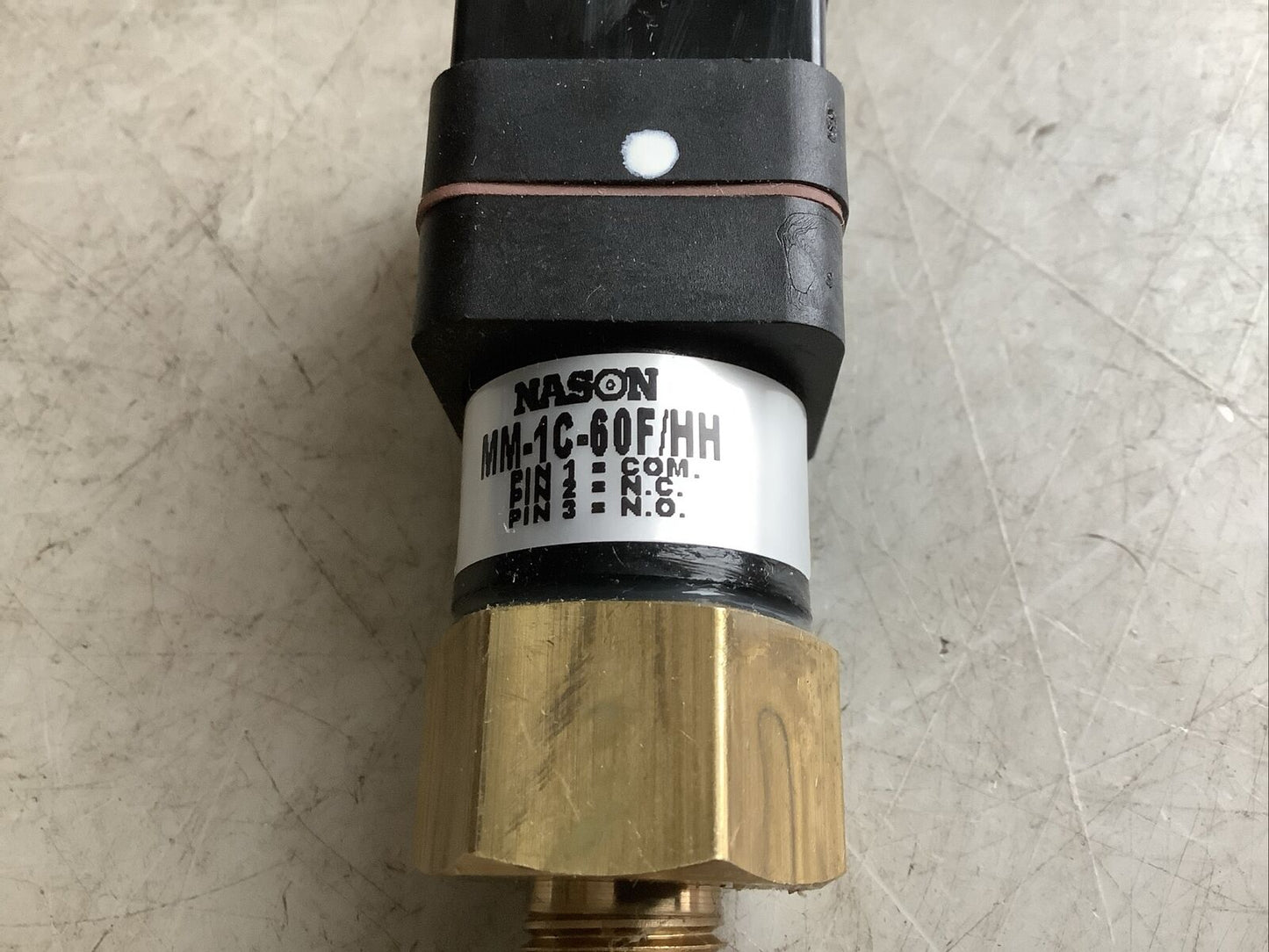 NASON MM-1C-60F/HH PRESSURE SWITCH FALLING SET POINT 60PSI U3S